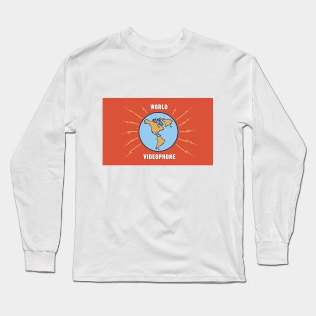 'World Videophone' logo from 'Stingray' TV series Long Sleeve T-Shirt by RichardFarrell